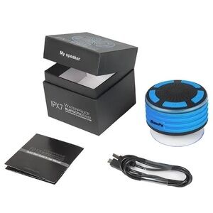 IPX7 ‘F013’ Waterproof Wireless Speaker - Blue & Black